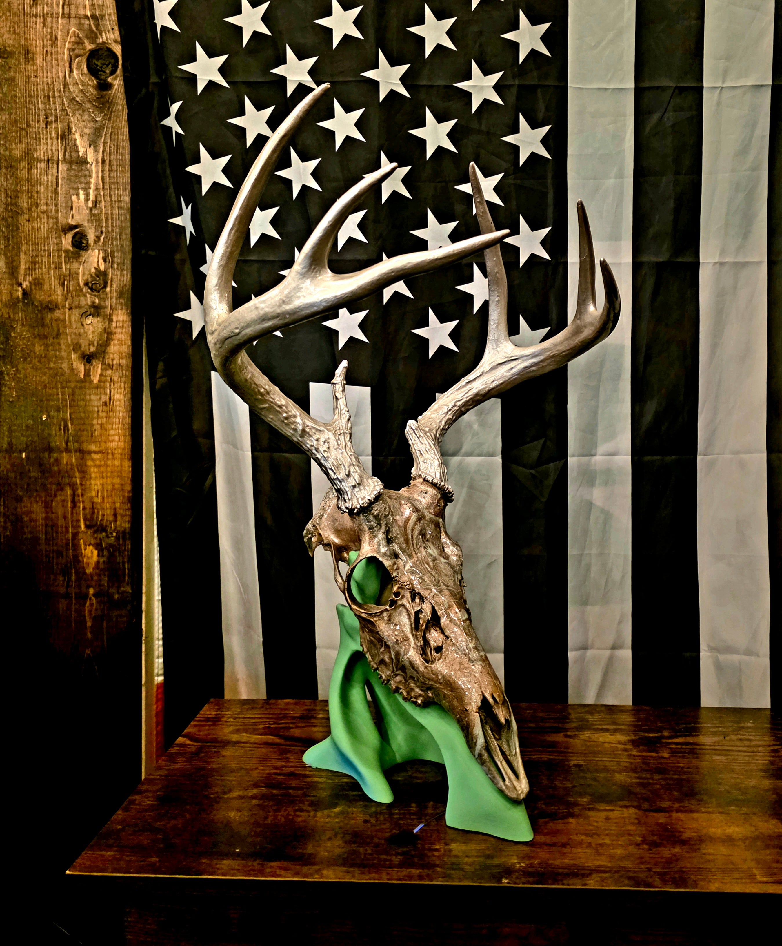 Deer Skull Desk Stand