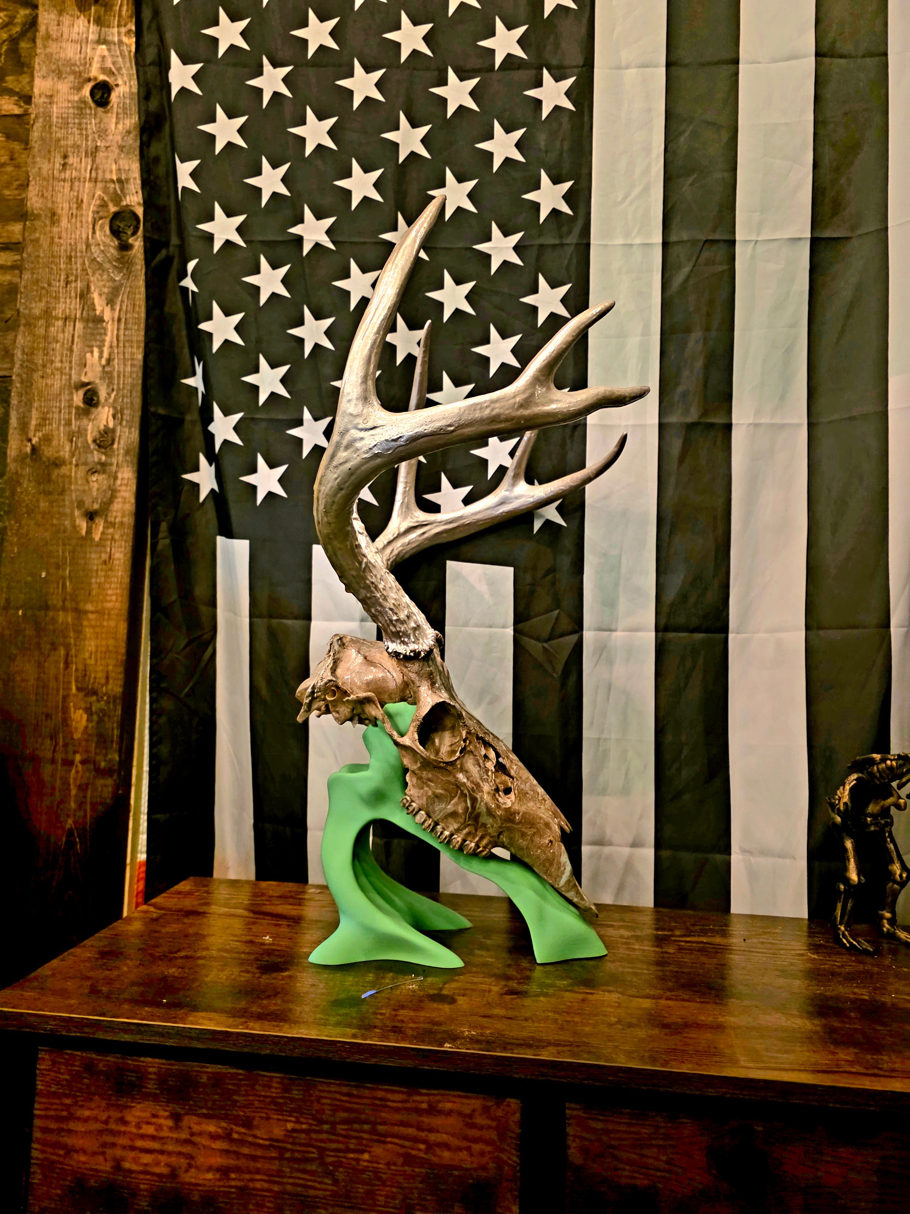 Deer Skull Desk Stand