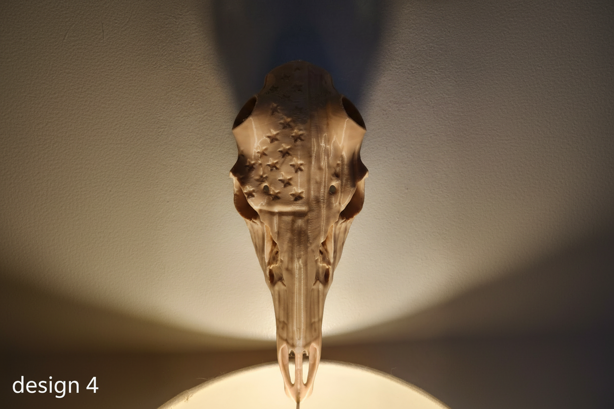 Custom Designed Whitetail Skull